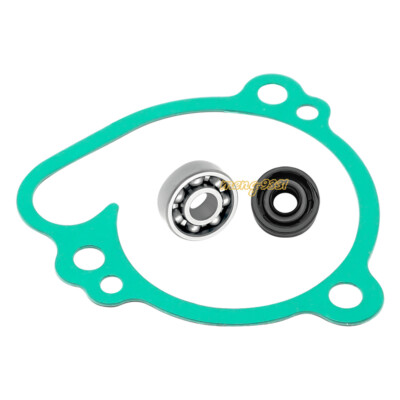Water Pump Bearing Seal Gasket Rebuild Kit for Kawasaki KX80 1986-2000 110091972