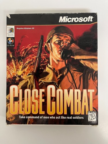 Close Combat (1996) World War II Tactical Strategy PC Game Microsoft Windows