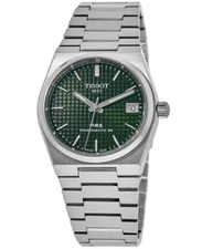 Tissot PRX Green Dial Automatic Dress 100M Unisex Watch T137.207.11.091.00