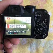 Fujifilm Finepix S1000 FD 10MP Batt Door Has Broken Tab- For Parts/Repair