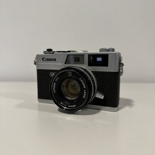 Vintage Canon QL19 Canonet Rangefinder 35mm Film Camera - Read Description