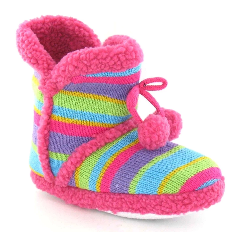 Niña Multicolor Spot On Pantuflas Rosa: X2R038 - Imagen 2 de 4