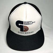 VTG General Supply Mud Company Dick Moore Trucker Mesh Foam Snapback Hat Cap YA