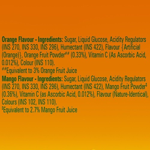 Alpenliebe Juicy fills Assorted Candy Pouch Orange & Mango Flavour - Picture 14 of 16
