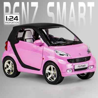 1:24 Car Smart Fortwo Alloy Metal Diecast Vehicle Toy Car Model