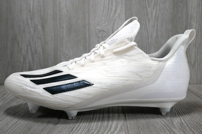 New Adidas Adizero Football Cleats White Black HR1615 Mens  display picture 1
