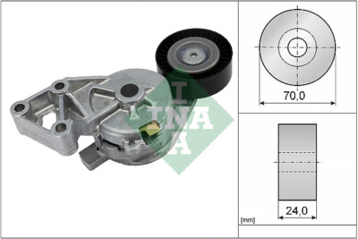 INA 534 0132 30 Riemenspanner, Keilrippenriemen für AUDI,FORD,SEAT,SKODA,VW,VW (