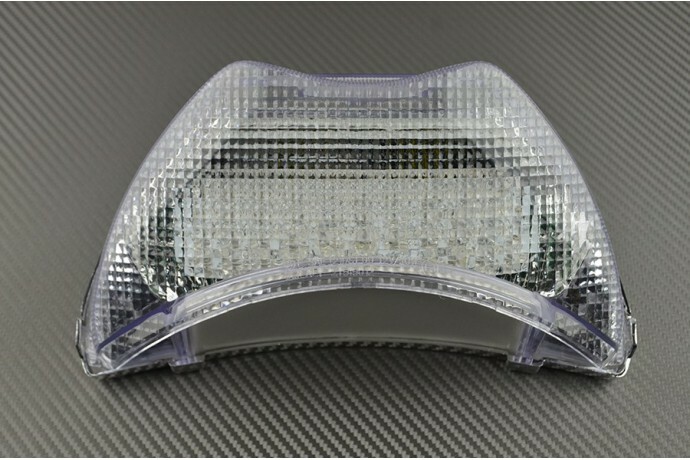 Feu LED transparent avec clignotants intégrés étanche pour Honda CBR 600 F