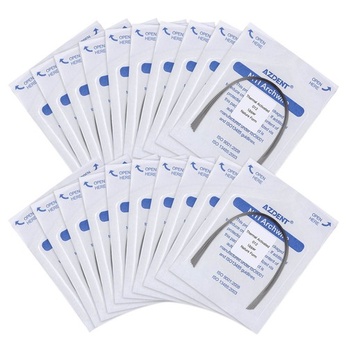 AZDENT Dental Orthodontic Niti Thermal Activated Round Arch Wires Nature Form - Picture 8 of 9