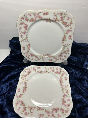 TK Thun Bohemia Czechoslovakia Rosemary 7 1/4  Bread Salad Plates 2
