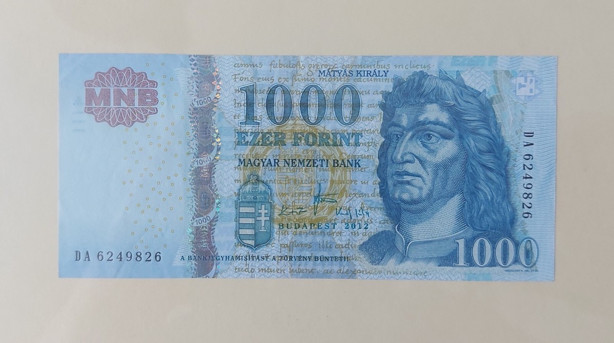 1000 Ezer Forint To Usd Money Huf In Usd 1000 Hungarian Currency 1000 Forint  To Usd