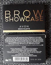 2 x Avon Brow Showcase tavolozza sopracciglia, scuro. Nuovo con scatola - ridotto