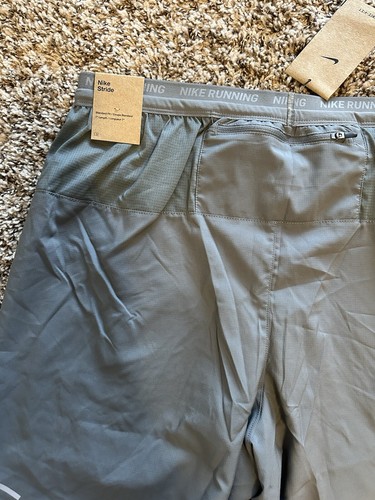 Nike Dri-Fit Stride 7” 2-in-1 Grey Running Shorts DM4759-084 Men's Size XL-Tall - Picture 10 of 10