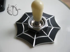 Handmade aluminum spider web Pickup Selector Plate for electric guitars