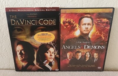 Tom Hanks Angels And Demons, The DaVinci Code ( 2 dvd movies)