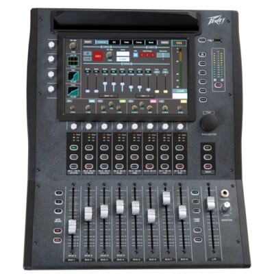 PEAVEY AUREUS-28 Motorized Digital Audio Mixer / 10'' Touch Display & iPad Dock