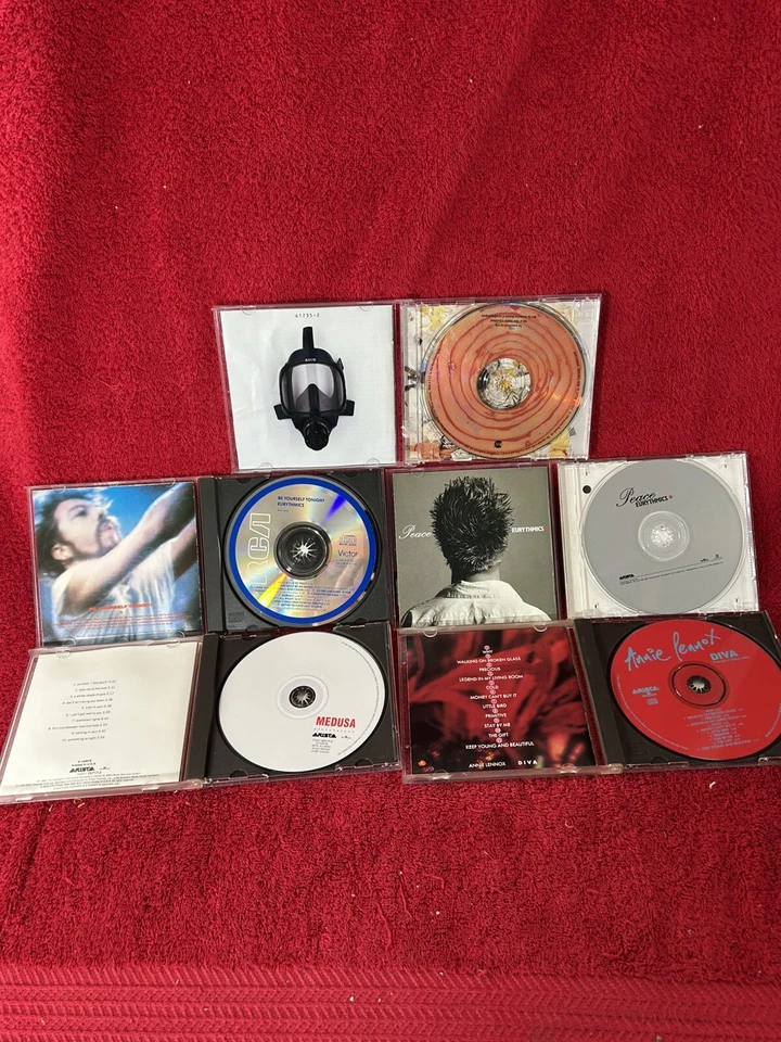 Eurythmics Annie Lennox Dave Stewart CD Lot S/T Peace Be Yourself Diva Medusa - Image 2 of 3