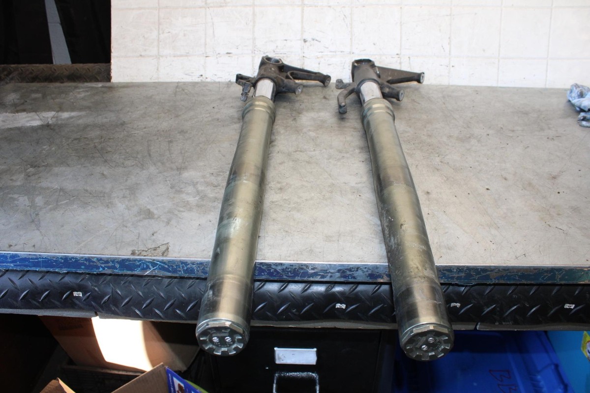 さわ1824 09-12 KAWASAKI NINJA ZX6R FRONT FORKS SHOCK SUSPENSION SET PAIR