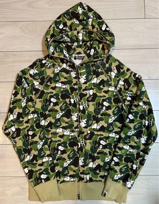 A Bathing Ape SNOOPY × BAPE ABC camoパーカー