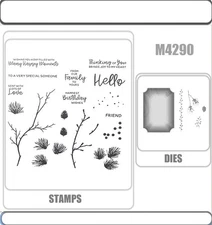 BRANCHING OUT Stamps and Cutting Dies Scrapbooking DIY Card Making Craft