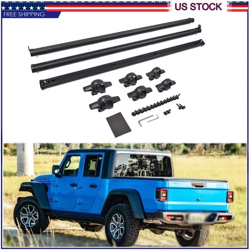 For 82215956 2020-22 JEEP GLADIATOR OEM MOPAR Bed TRAIL RAIL SYSTEM