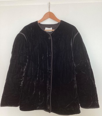 SANDRO EDLE DESIGNER JACKE GR 1 Schwarz ORIGINAL,leicht,kragenlos