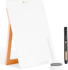 Desktop Glass Whiteboard Mini Dry Erase Board with Stand