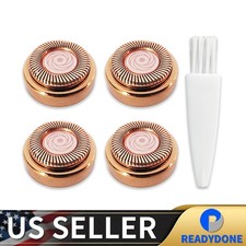 For Flawless Hair Remover 4pcs Replacement Heads Count Replacing Blades Cleaning