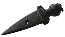 Very rare ancient Roman solid bronze legionary gladius amulet pendant I - II AD