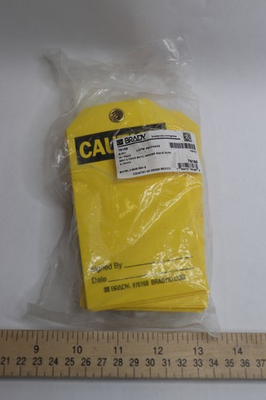 #ad 25 Pk Brady Accident Prevention Tags: Caution Do Not Remove This Tag 76168 $31.19
