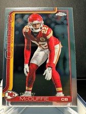 Topps NFL Chrome 2025, Trent McDuffie CB Kansas City Chiefs, Base Chrome, # 154