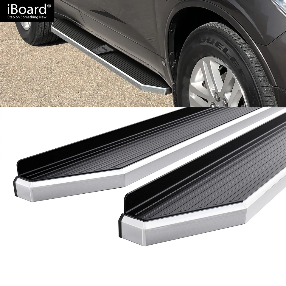 APS Running Board Polished 6" Fit Chevy Traverse 07-17 Buick Enclave 07-09 - Image 2 of 4