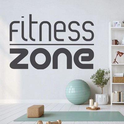 Wandtattoo Fitness Zone für motivierendes Training in jedem Raum