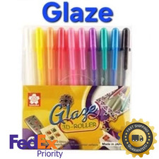 Sakura Gelly Roll Pen GLAZE Set 12-Color Raised Ink 3D  Glaze 12C