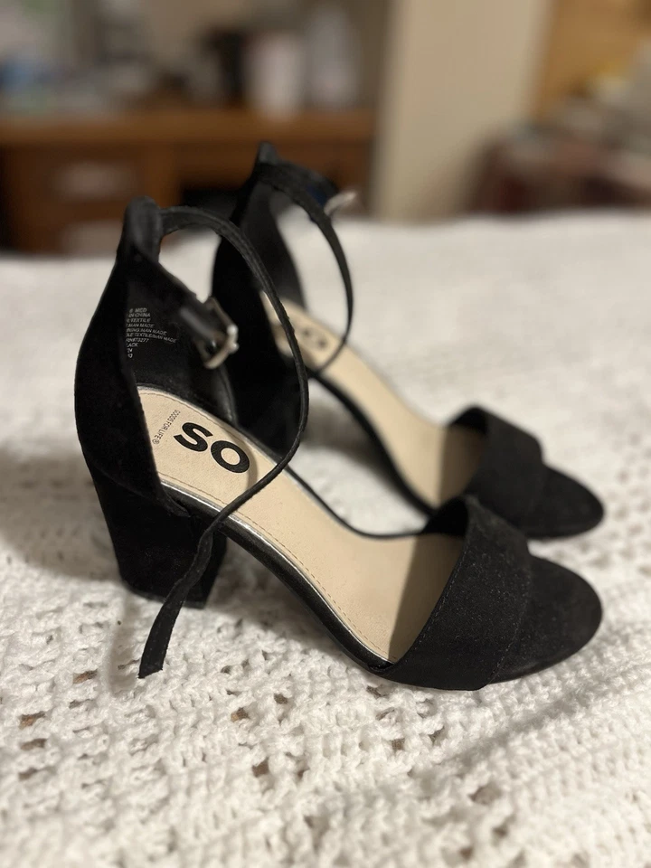 Zapatos de vestir High Lights para mujer talla 6 negros de tacón alto Foto 2 de 4