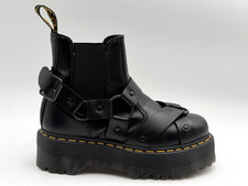 Semi-new  Dr. Martens 2976 Quad HARNESS SZ 5 Leather Chelsea Boots Women’s Black