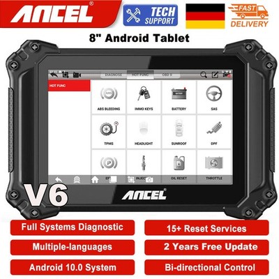 ANCEL V6 Profi Auto Diagnosegerät ALLE SYSTEM KFZ Scanner ECU Codierung Tester