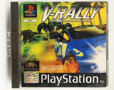 V-RALLY 97 CHAMPIONSHIP EDITION PlayStation 1 PS1 PAL Komplett
