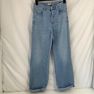Citizens of Humanity Annina Hose Jeans High Rise Wide Leg hellblau Denim W26