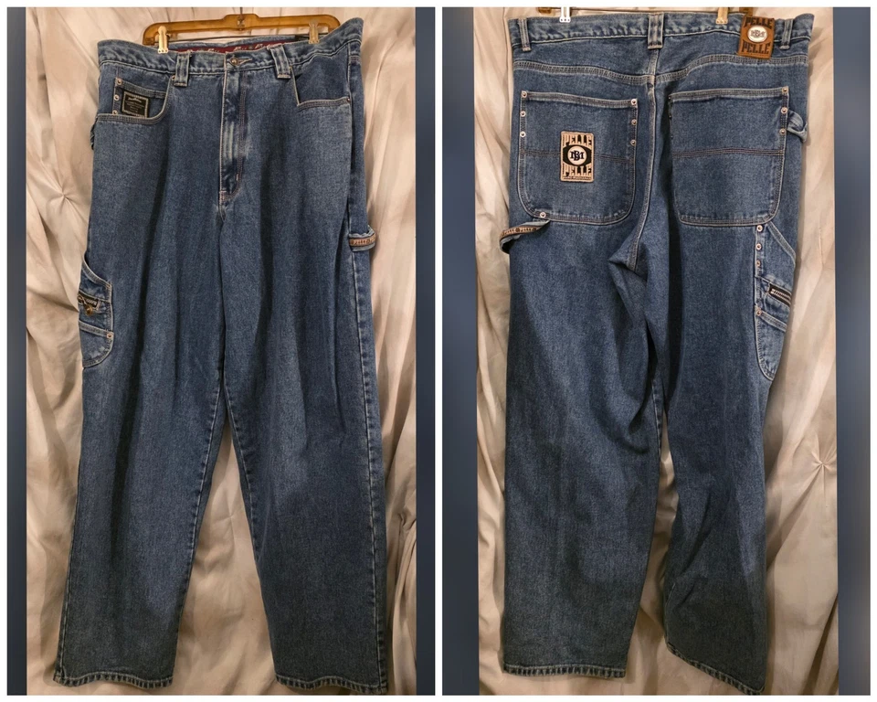 Vintage Pelle Pelle Jeans  X-Baggy Marc Buchanan Dark Denim 2000s Y2K 90s - Image 2 of 4