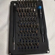 iFixit 64 Piece Precision Bit Set Magnetic Screwdriver Kit Steel Aluminum