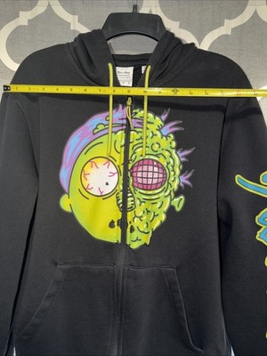 Puma x Rick and Morty Zip-up Hoodie Men's SZ Medium 537098 01