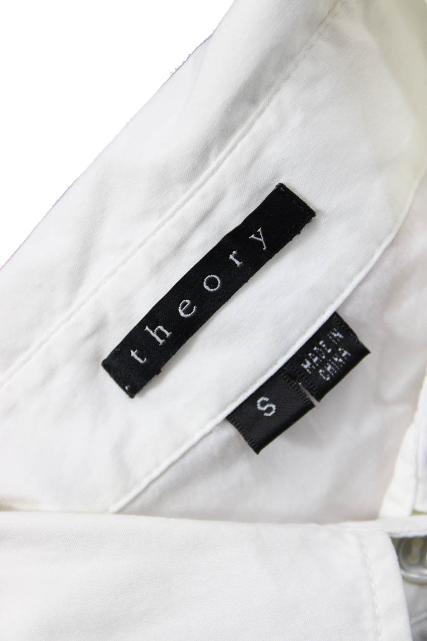 Theory Womens Collared Basic Button-Up Long Sleev… - image 6