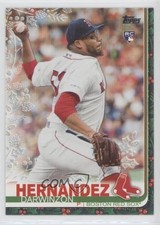 2019 Topps Holiday WalMart Mega Box Metallic Snowflake Darwinzon Hernandez y0i