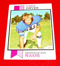 1973 Topps Football  Fred Dryer Card #389  NM/MT