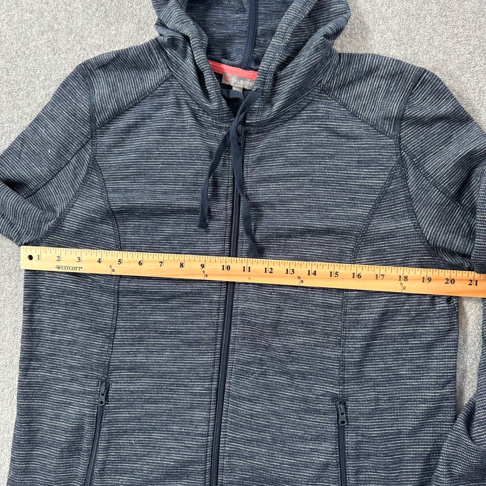Talbots Full Zip Hooded Jacket Active Women's Lar… - image 5