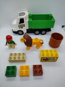 LEGO DUPLO 6172 Zoo Truck Keeper Lion set + extras - 100% complete