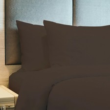 4 Piece Bed Sheet Set 1800 Egyptian Comfort Deep Pocket Hotel Bed Sheets BROWN