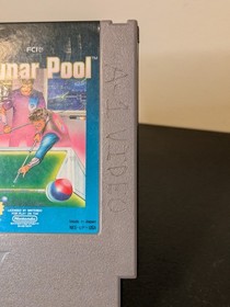 Lunar Pool (1987) w/ Manual Nintendo Entertainment System NES Cleaned Tested