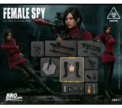 BROTOYS 1/12 Female Spy With Pre Order Bonus Resident Evil ADA 6'' Figure ''NEW''